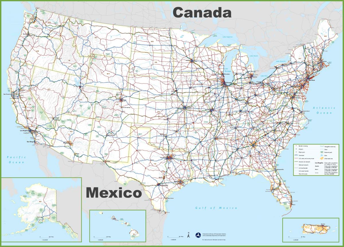 USA przewozi mapie