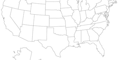 Obraz mapa USA
