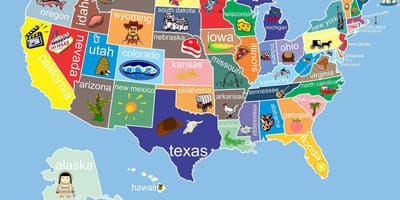 Mapa USA-zdjęcia
